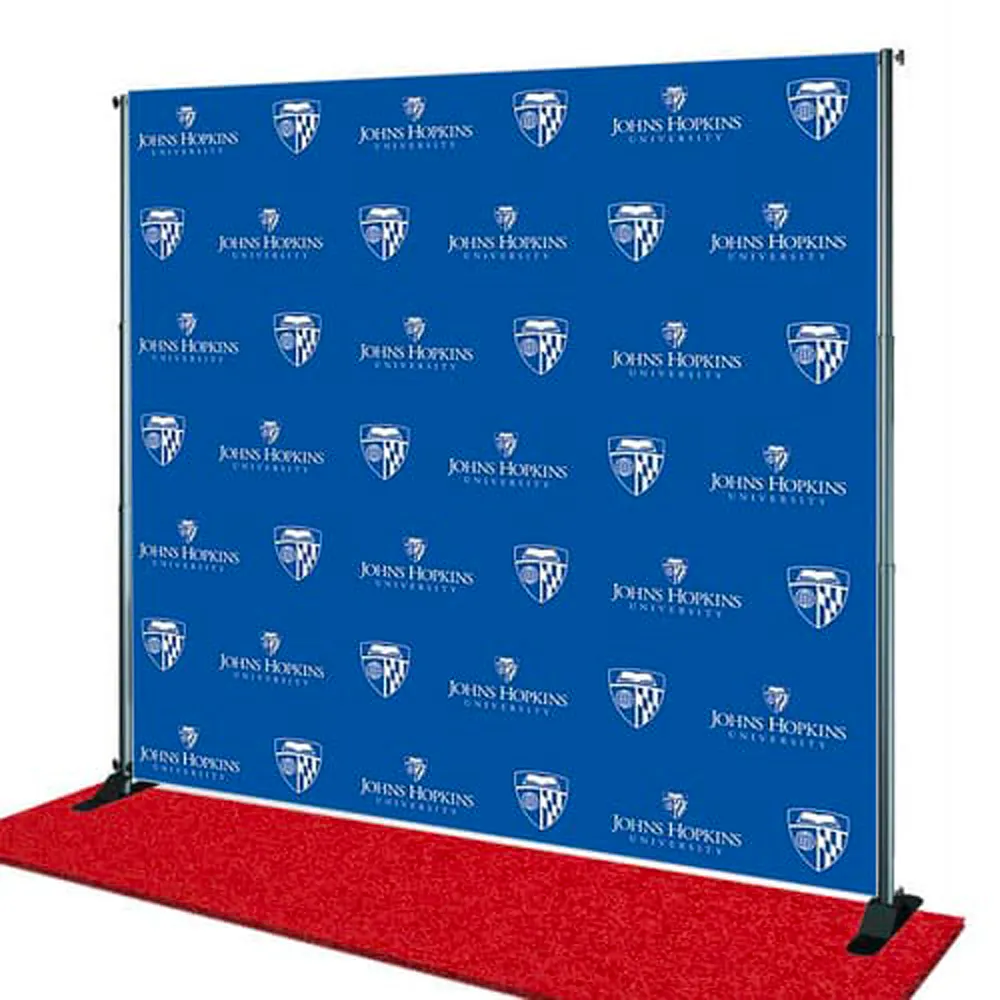 8'x8' Step and Repeat Banner with Stand - Image 6